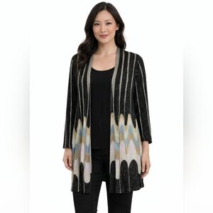 M Missoni cardigan collection featuring metallic lurex pattern Size 42/ Large